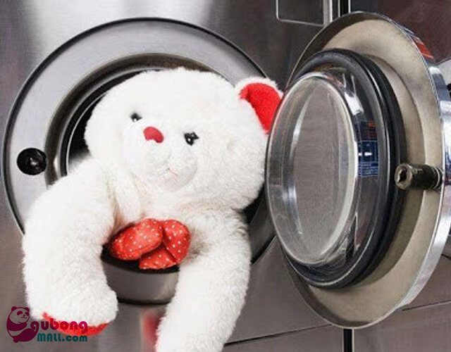 Cách giặt gấu bông bằng máy giặt đơn giản