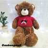 Gấu Teddy lông xù áo len kiss