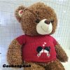 Gấu Teddy lông xù áo len kiss
