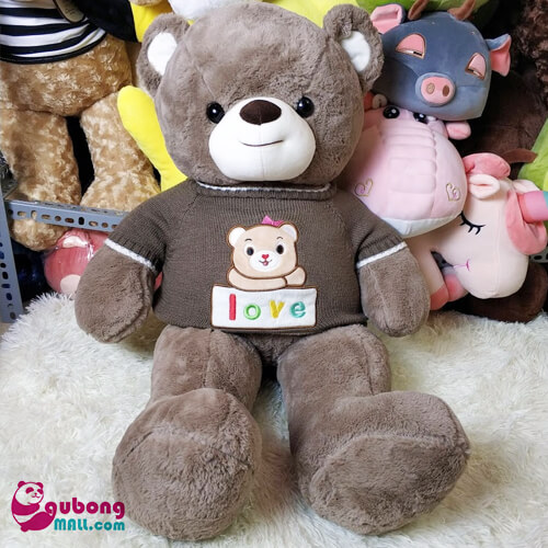 Gấu teddy áo len love